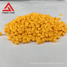 Cheap price PE/PP Plastic Yellow Masterbatch for film extrusion injection molding